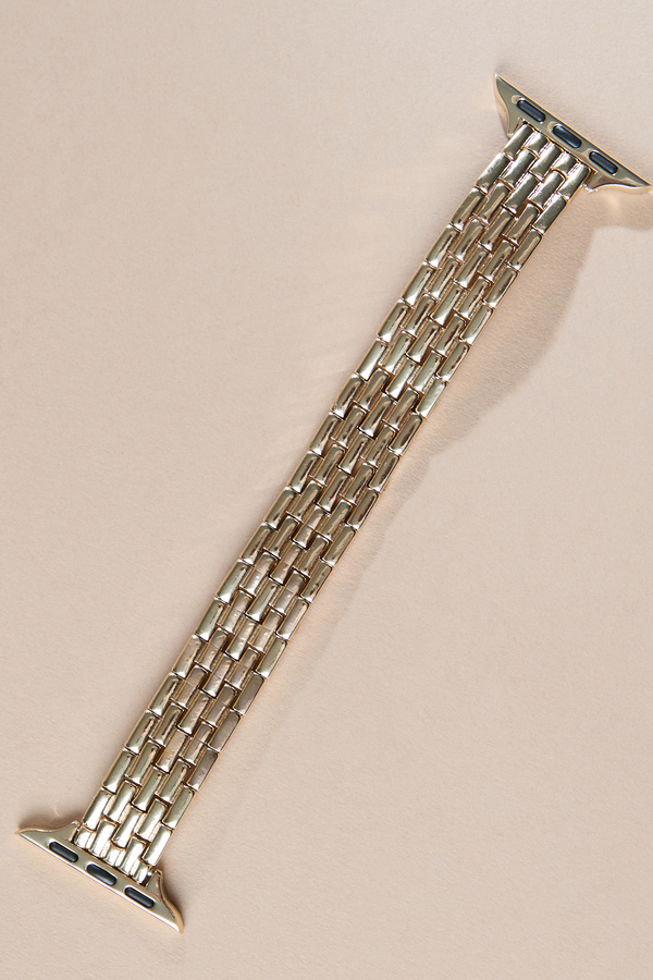 Gold Stretch Link Watchband Detail 2 - Altar'd State