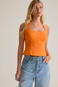 Addilyn Tie Halter Top - Altar'd State