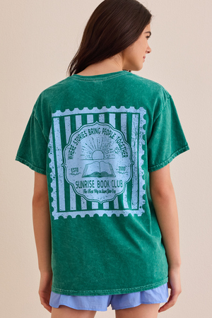 Sunrise Book Club Oversize Tee - Altar'd State - 