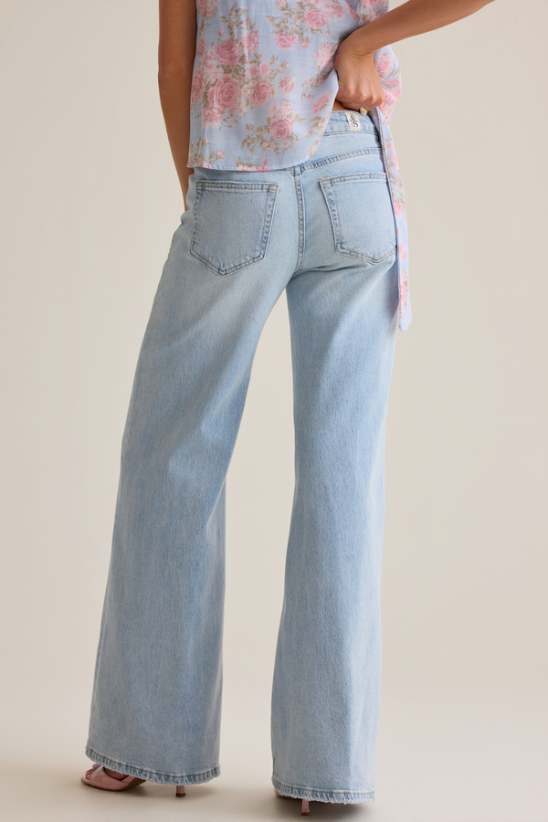 Delaney Wide Leg Jean Detail 5 - Altar'd State