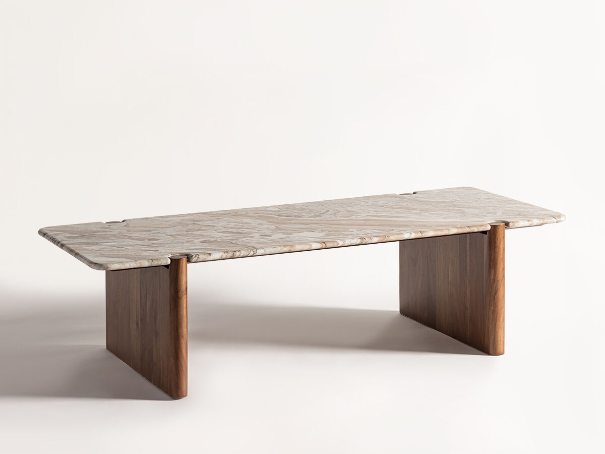 Moss Wood Coffee Table Detail 3 - Altar'd State