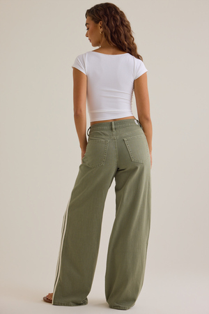 Skylar Side Stripe Jeans - Altar'd State - 
