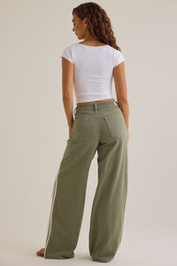 Skylar Side Stripe Jeans Detail 5 - Altar'd State
