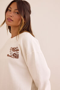 Cozy Readers Book Club Sweatshirt Detail 2 - Altar'd State