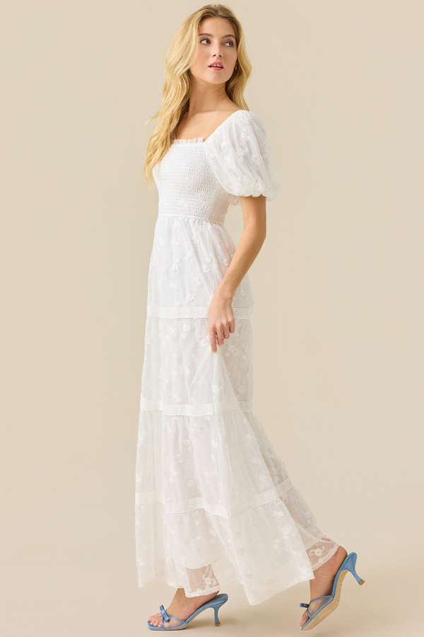 Enoa Floral Maxi Dress Detail 4 - Altar'd State