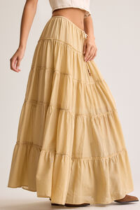 Liv Tiered Maxi Skirt Detail 4 - Altar'd State