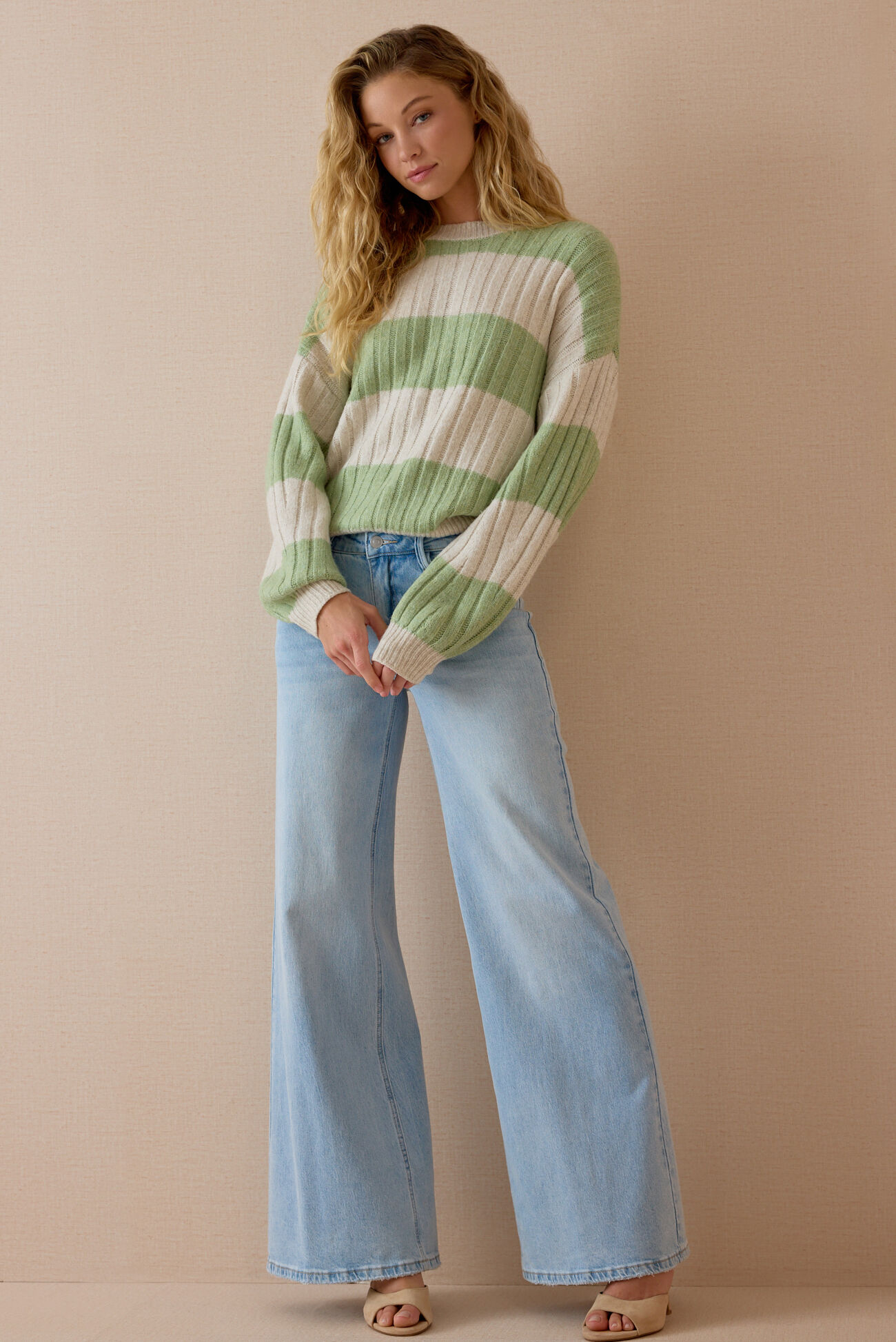 Vivi Rib Stripe Sweater
