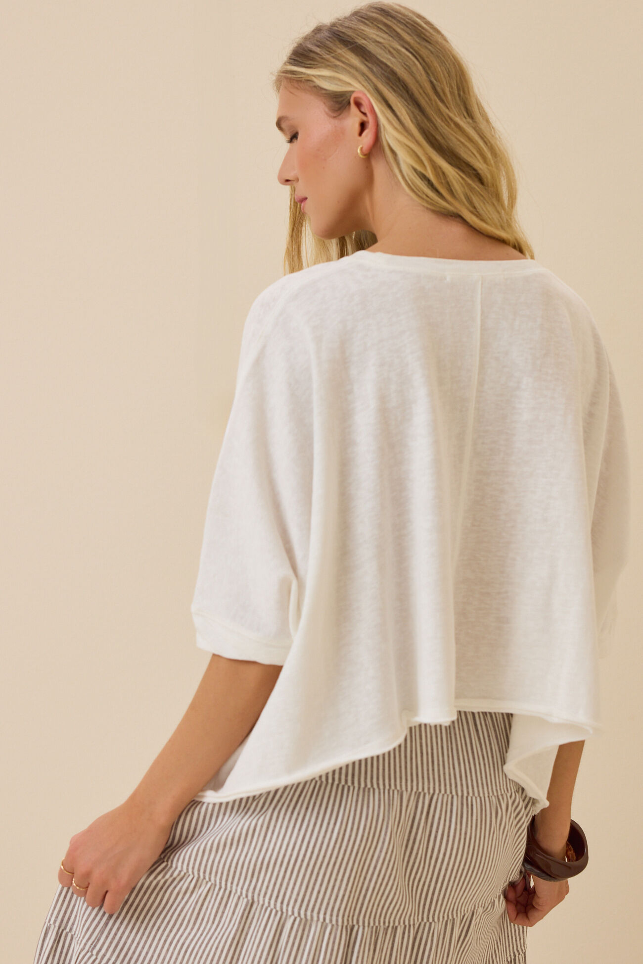 McKenna Oversized Boxy Crop Tee