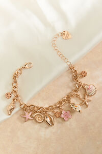Pink Shell Charm Bracelet - Altar'd State