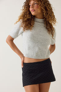 Noemi Polka Dot Mini Skort - Altar'd State