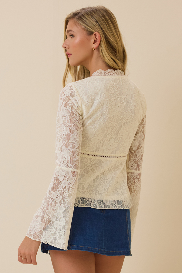 Hillary Lace Top Detail 4 - Altar'd State