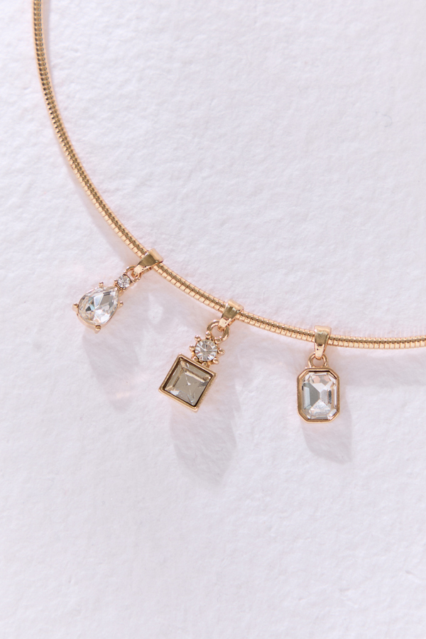 Estelle Charm Necklace Detail 2 - Altar'd State