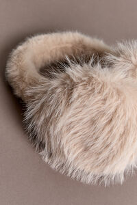 Chantilly Fur Ear Muffs Detail 2 - Altar'd State