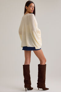 Tabor Dolman Sleeve Top Detail 4 - Altar'd State