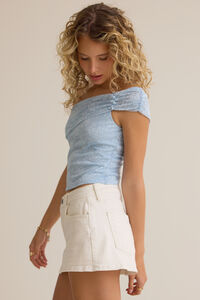 Amoura Lace One Shoulder Tank Detail 5 - Altar'd State