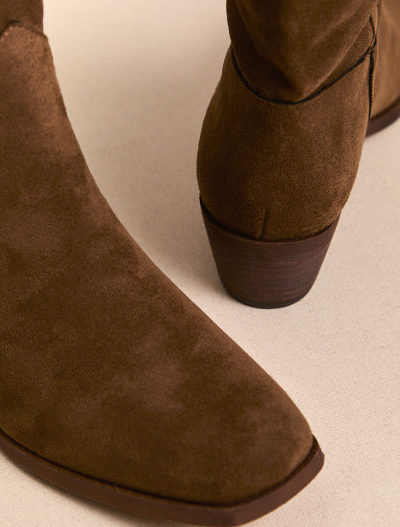 Prairie Suede Western Boot Detail 5 - Altar'd State