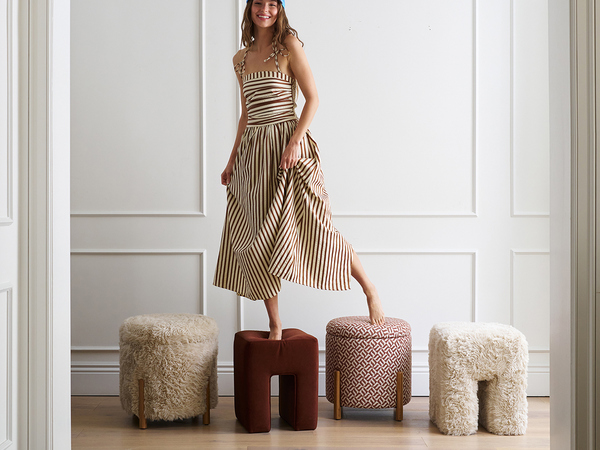 Millie Upholstered Storage Stool - Altar'd State - 