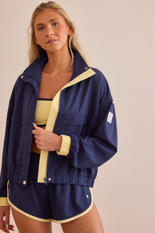 Stride Color Block Full Zip Detail 5 - Altar'd State