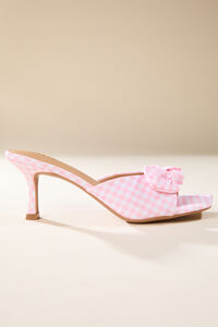 Elyzza Fabric Bow Kitten Heel Detail 3 - Altar'd State