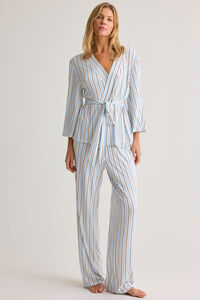 Rosalie Striped Pajama Pant - Altar'd State