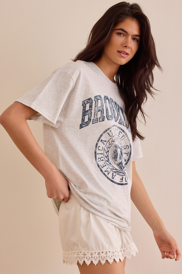 Brooklyn Oversize Tee Detail 4 - Altar'd State