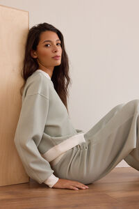 Supersoft Striped Pullover Detail 2 - Altar'd State