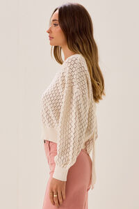 Kathleen Pointelle Sweater Detail 4 - Altar'd State