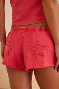 Vault Star Sweat Shorts Detail 5 - Altar'd State
