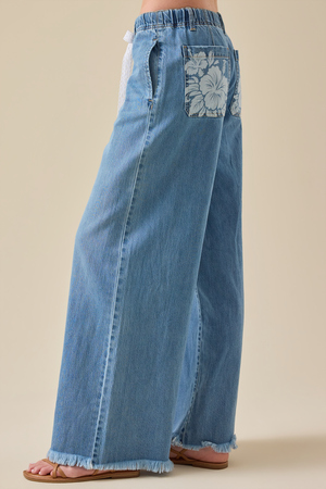 Tess Denim Pant - Altar'd State - 