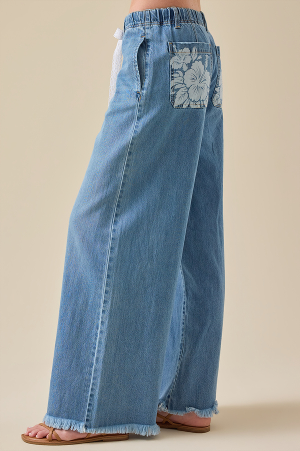 Tess Denim Pant Detail 5 - Altar'd State