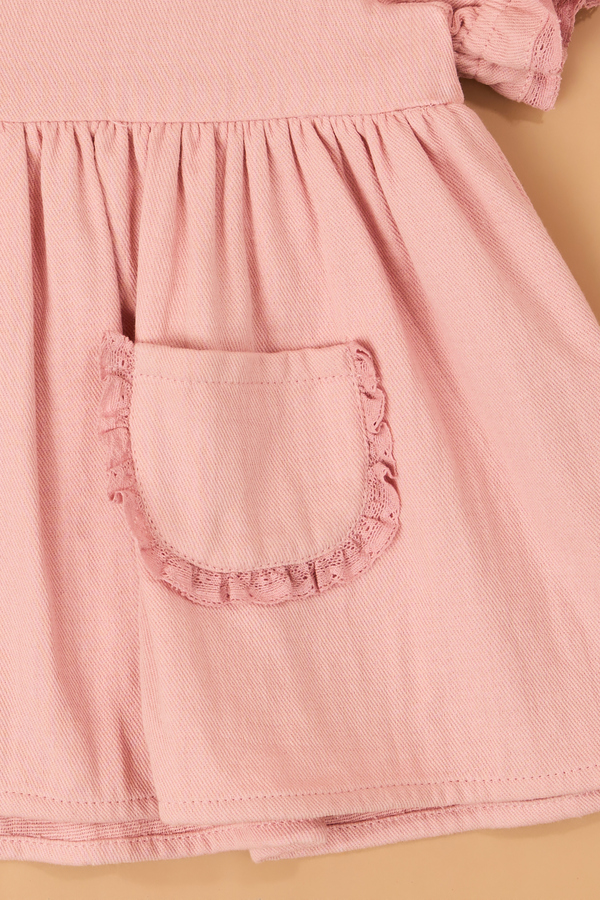 Magnolia Collar Toddler Dress Detail 3 - Altar'd State