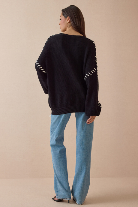 Hassie Stitch Sweater - Altar'd State