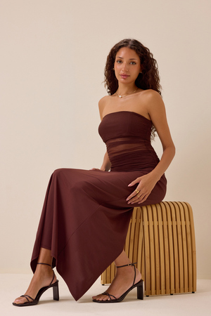 Paislee Mesh Maxi Dress - Altar'd State - 
