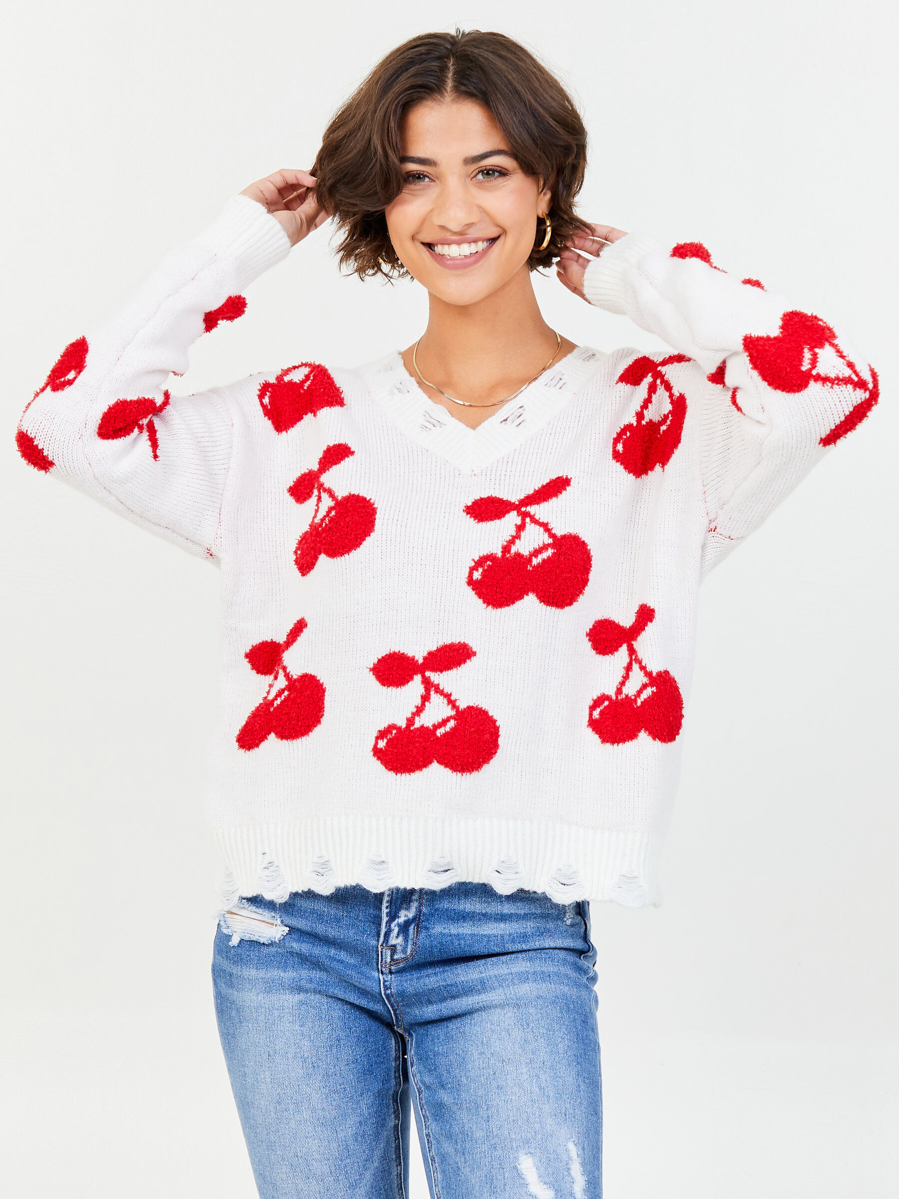 Cherry Sweater | Altar'd State