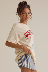 Saint Tropez Sailing Club Oversized Tee Detail 6 - Altar'd State