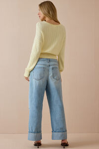 Causey Cable Knit Sweater Detail 6 - Altar'd State