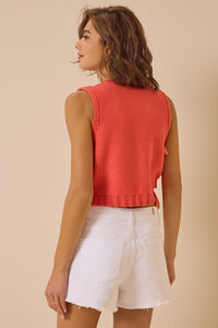 Charlie Side Tie Sweater Tank Detail 5 - Altar'd State
