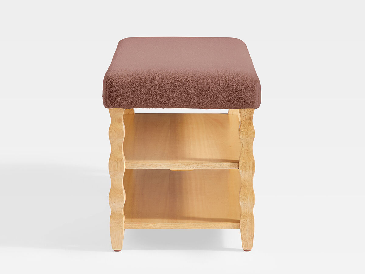 Hudson Upholstered & Wood Storage Bench Detail 5 - Altar'd State