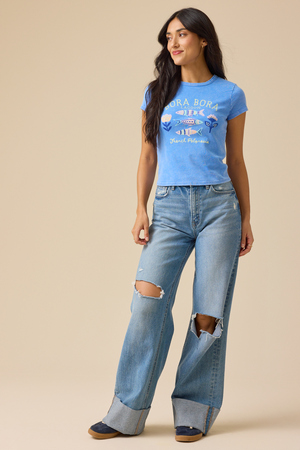 Bora Bora Baby Tee - Altar'd State - 