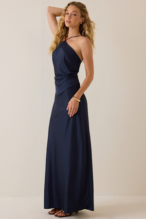 Isabella Satin Maxi Dress - Altar'd State - 