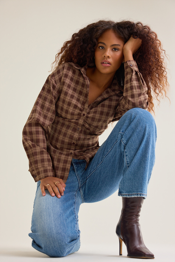 Carlin High Rise Straight Leg Jean - Altar'd State