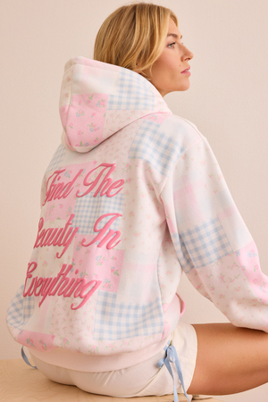 Find The Beauty Patchwork Hoodie - Altar'd State - 