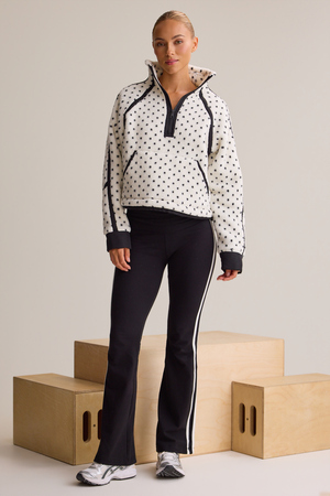 Risen Polka Dot Sherpa Quarter Zip - Altar'd State - 