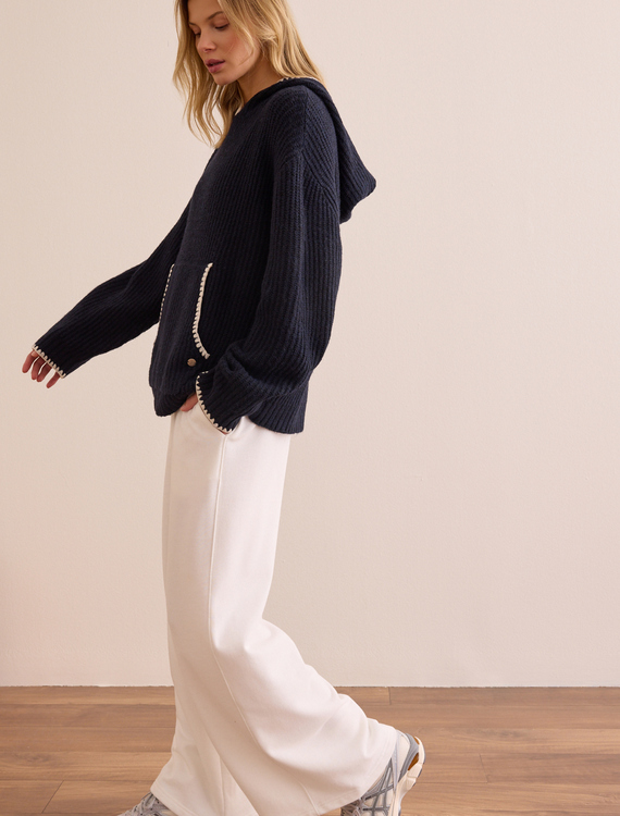 Weekend Wander Knit Hoodie Detail 4 - Altar'd State