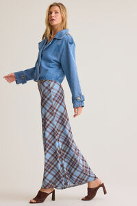 Margot Cropped Denim Trench Detail 6 - Altar'd State