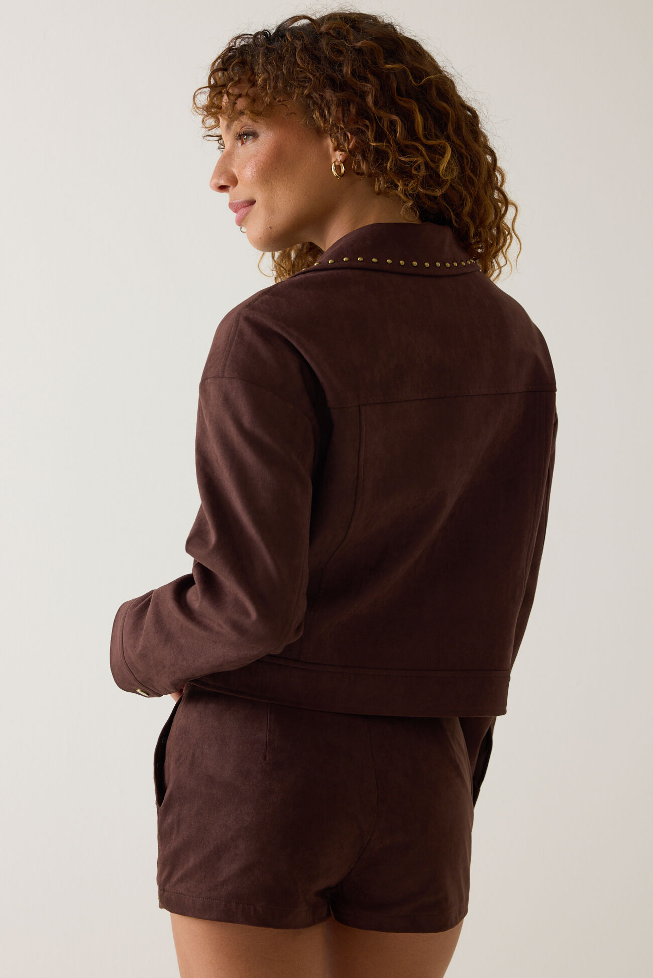 Norah Suede Studded Jacket