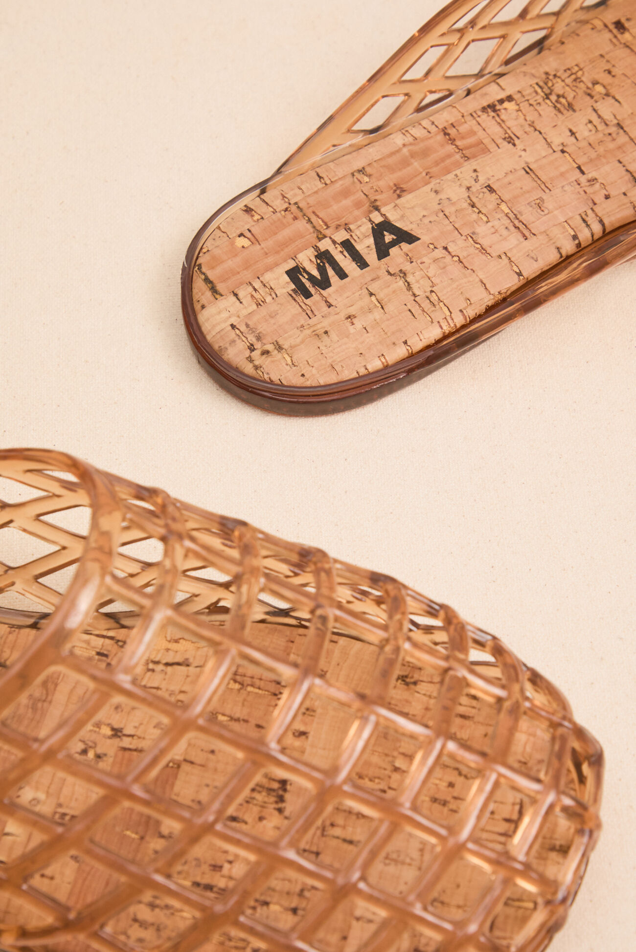 Darby Jelly Cage Mule Flat