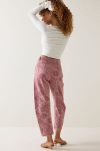 Kerstin High Rise Bandana Barrel Pants Detail 4 - Altar'd State