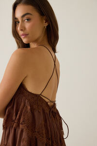 Ellie Lace Mini Dress Detail 5 - Altar'd State