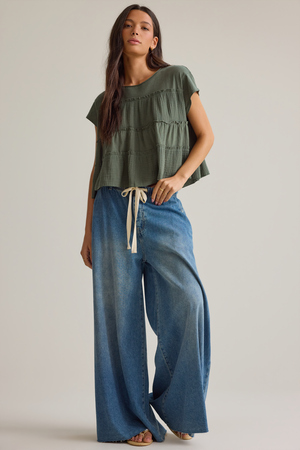 Felicity Tiered Babydoll Top - Altar'd State - 